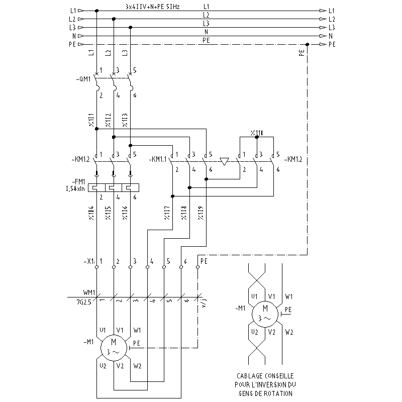 Départ moteur Etoile-Triangle